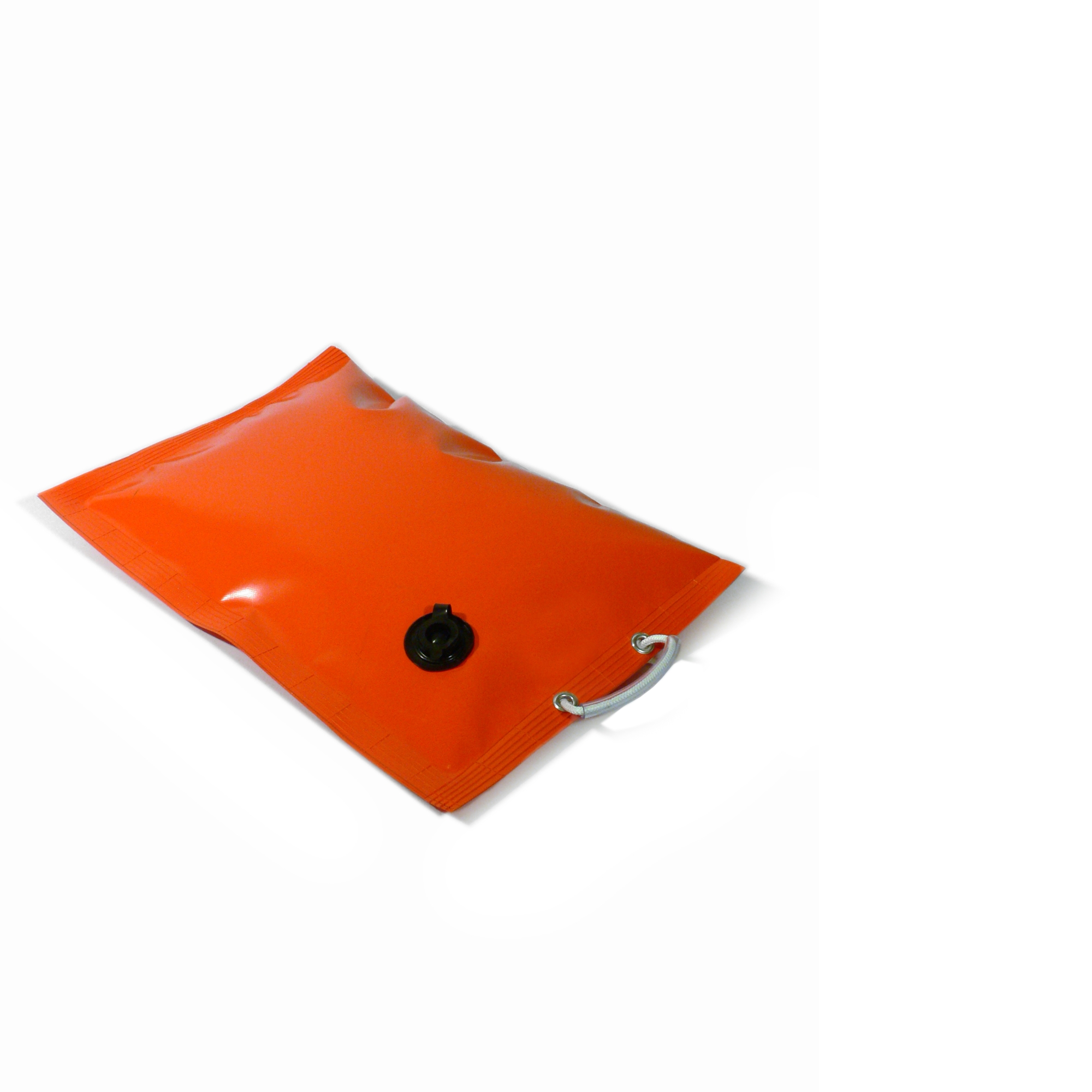 Sack in PVC Farbe orange, 40 x 60 cm