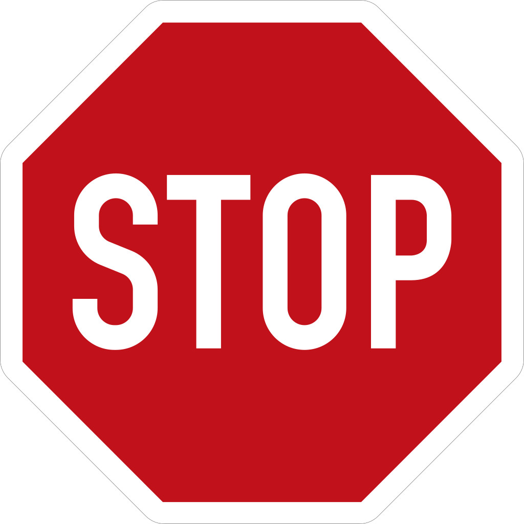 Straßenschild Stop alu achteck 60, rückstrahlend Klasse 2